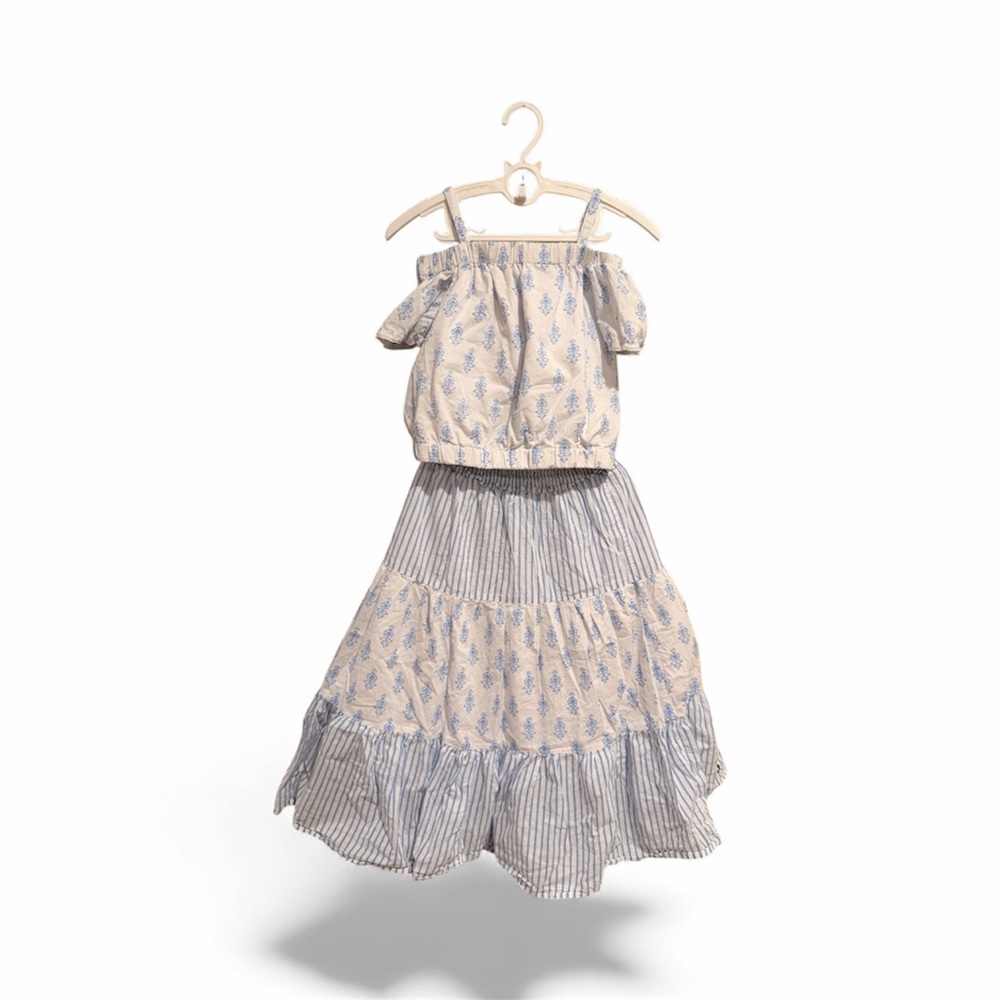 Haute Hippie Blue Floral Set 7/8
